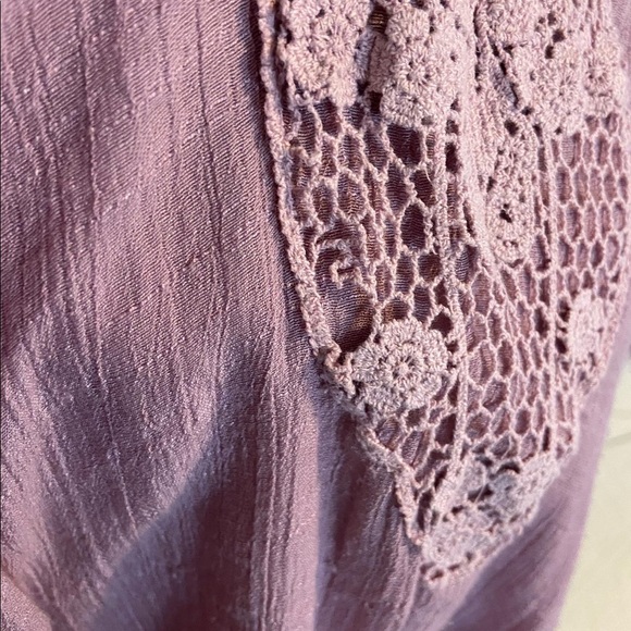 Mauve Layering Detail Blouse - Picture 5 of 5